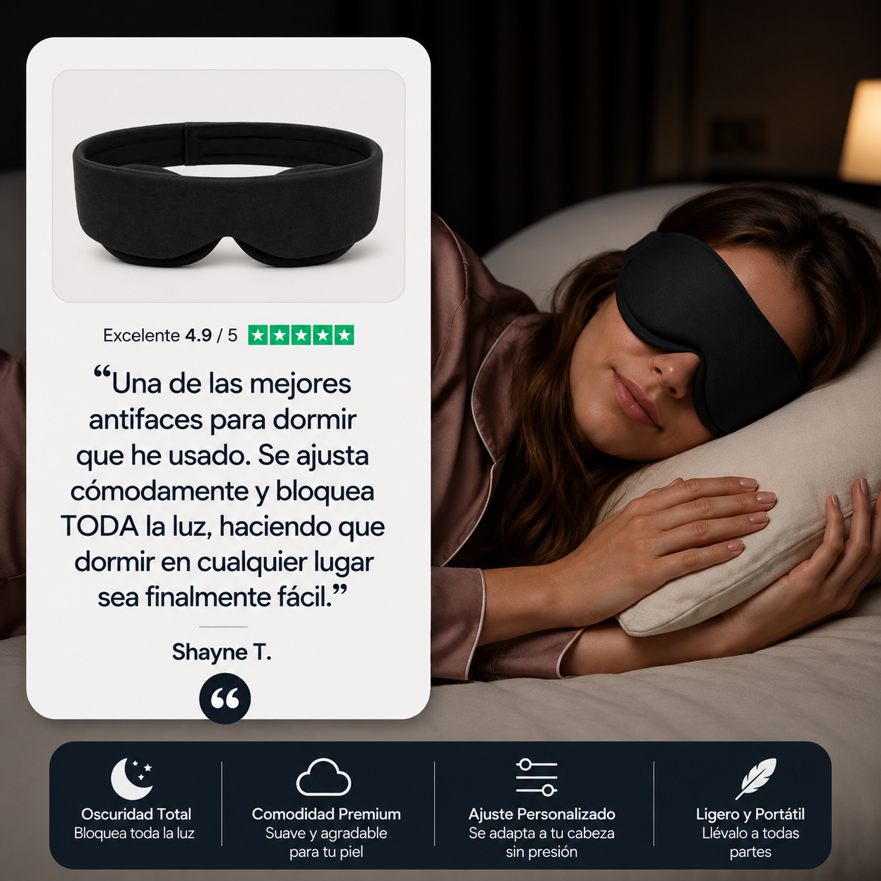 Antifaz para Dormir Eclipse