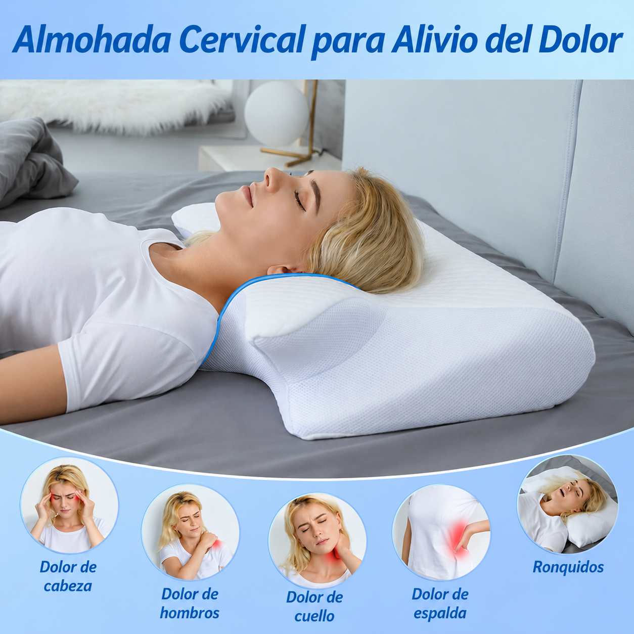 Almohada Cervical Ergonómica